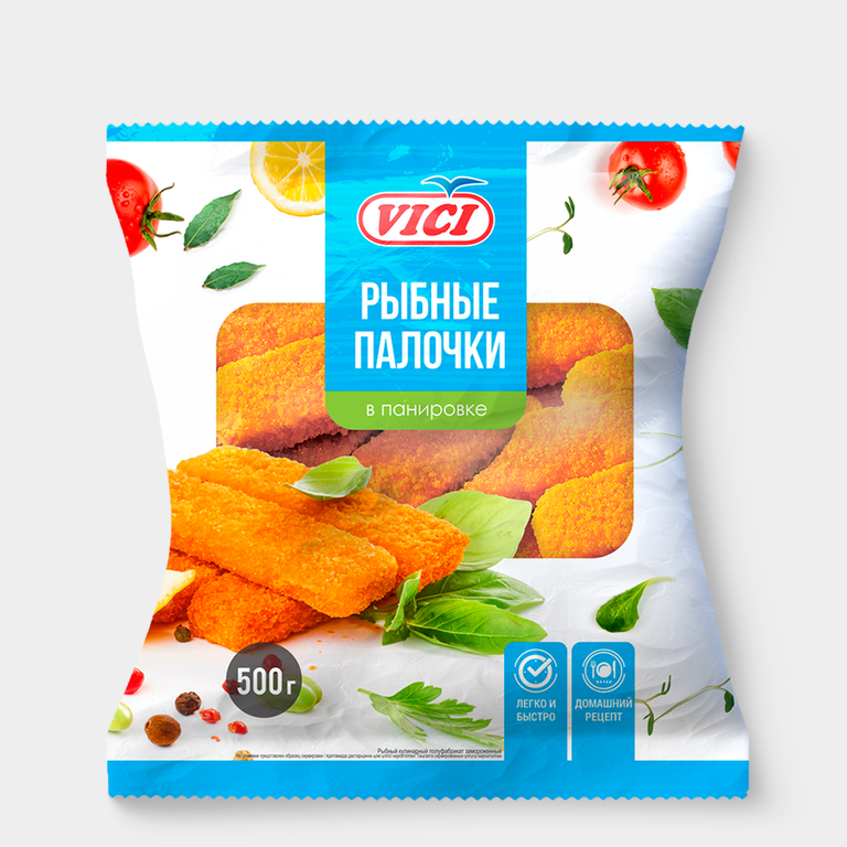 Палочки рыбные «Vici» замороженные, 500 г