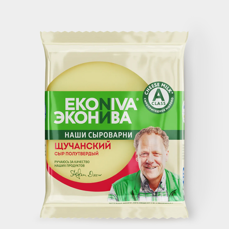 Сыр 50% «ЭкоНива» Щучанский, 200 г