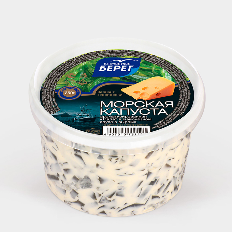 Морская капуста «Балтийский берег» с сырным соусом, 250 г