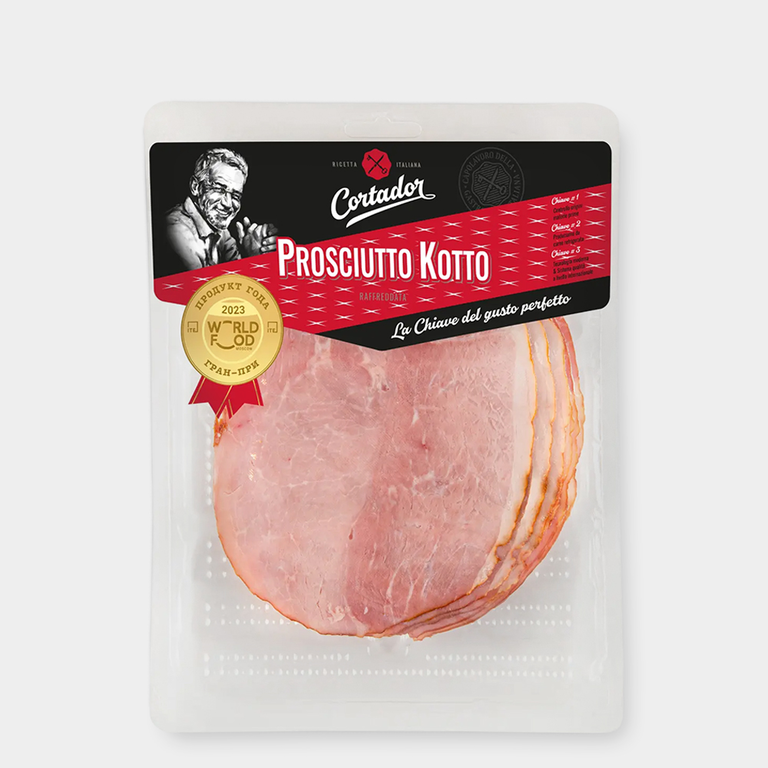 Свинина «Cortador» Prosciutto Cotto, в нарезке, 170 г