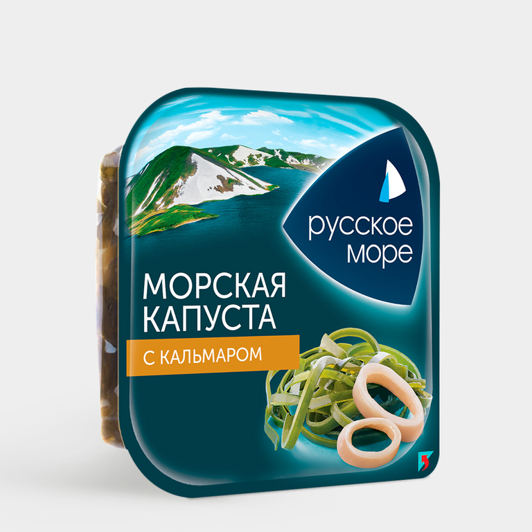 Морская капуста «Русское море» с кальмаром, 200 г