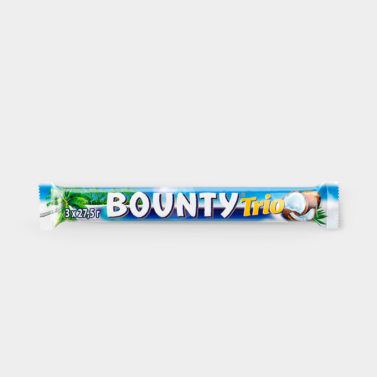 Батончик «Bounty» Trio, 82,5 г