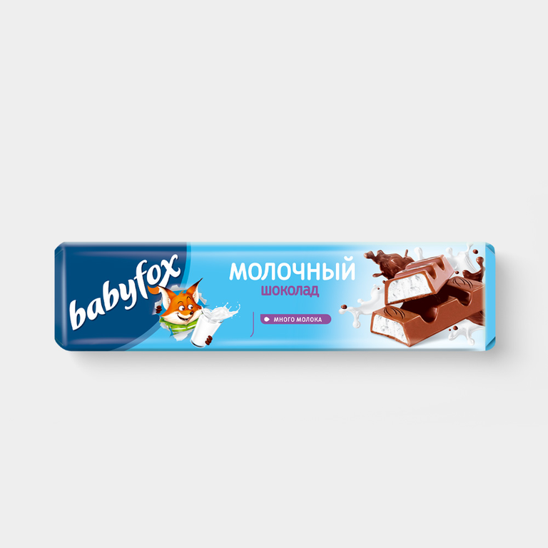 Шоколад «Babyfox» детский молочный, 45 г