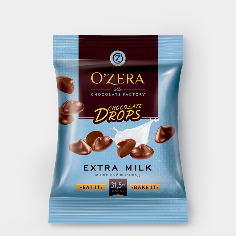 Шоколад молочный «O'Zera» Milk drops, 80 г