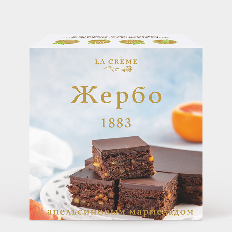 Торт «La Creme» Жербо с апельсиновым мармеладом, 400 г