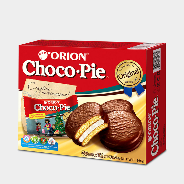 Печенье «Orion» Choco Pie, 12штук, 360 г