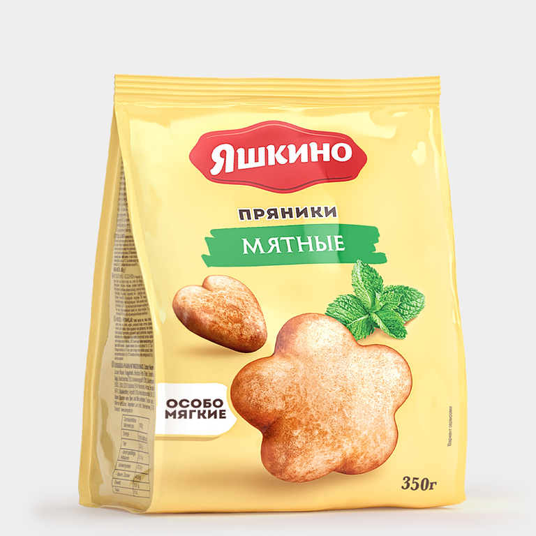 Пряники «Яшкино» мятные, 350 г