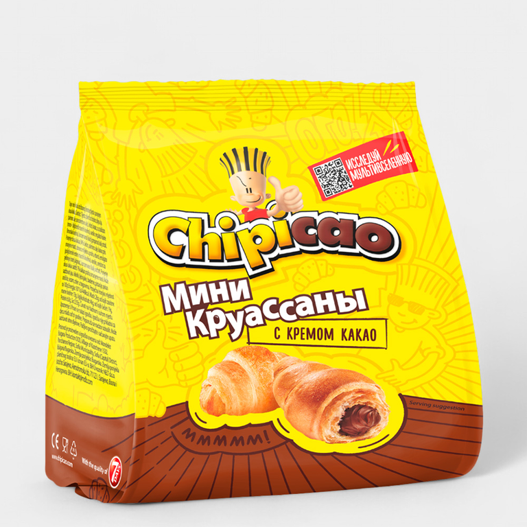 Мини-круассаны «Chipicao» с кремом «какао», 50 г