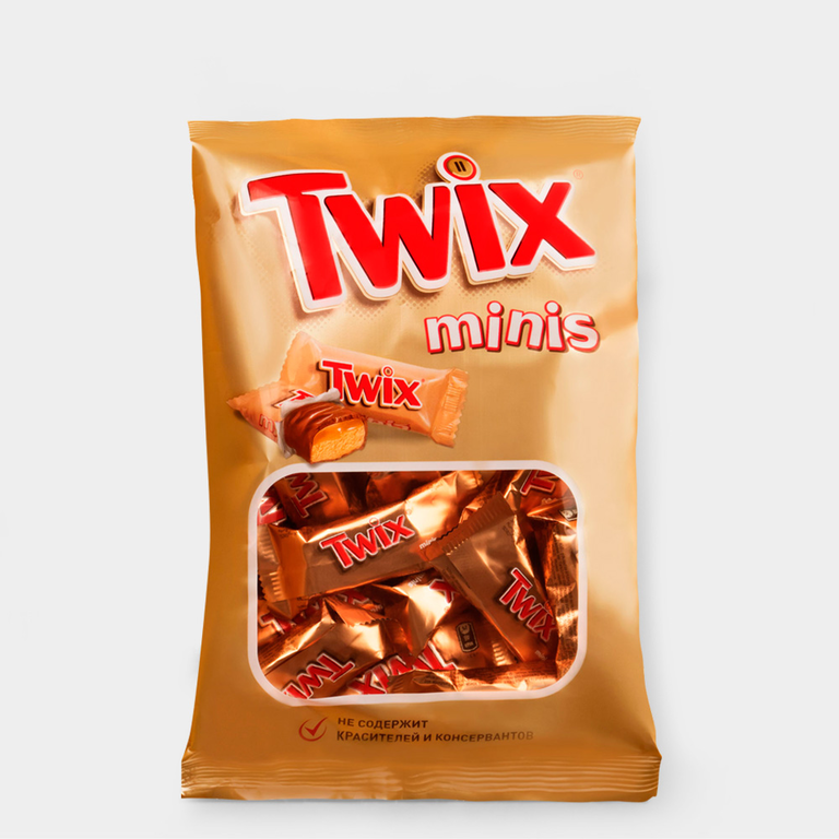 Шоколадный батончик «Twix» минис, 184 г