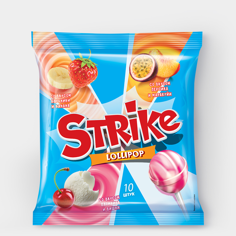 Карамель «Strike» с молочным вкусом, 113 г