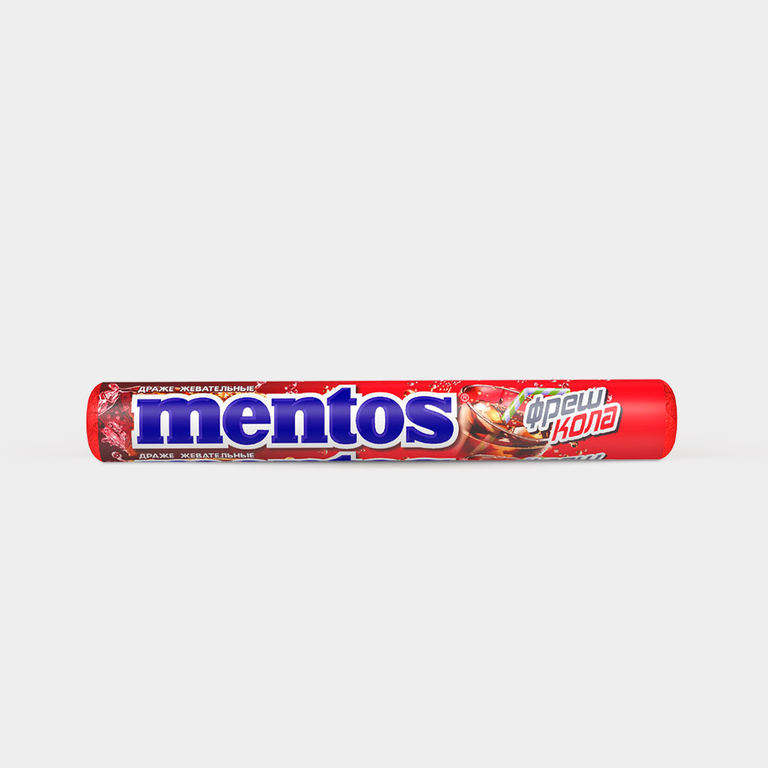 Драже жевательные «Mentos» Кола, 37,5 г