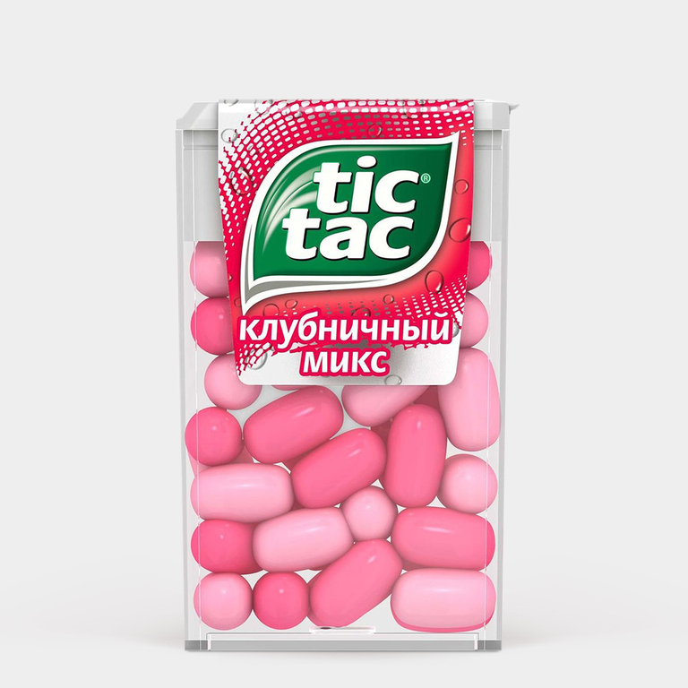 Драже «Tic Tac» Клубничный микс, 16 г