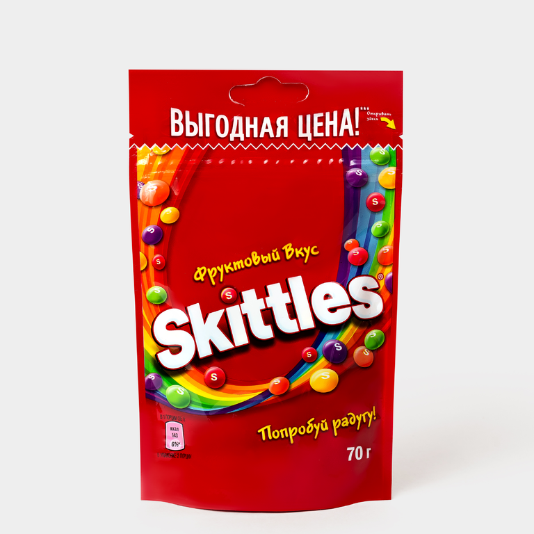 Конфеты жевательные «Skittles» Фрукты, 70 г