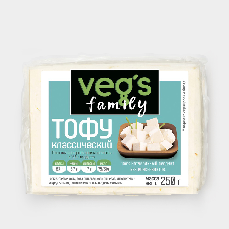 Тофу «VEG`S Family» классический, 250 г