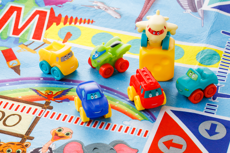 Игровой набор «Mao Bao» с ковриком и машинками