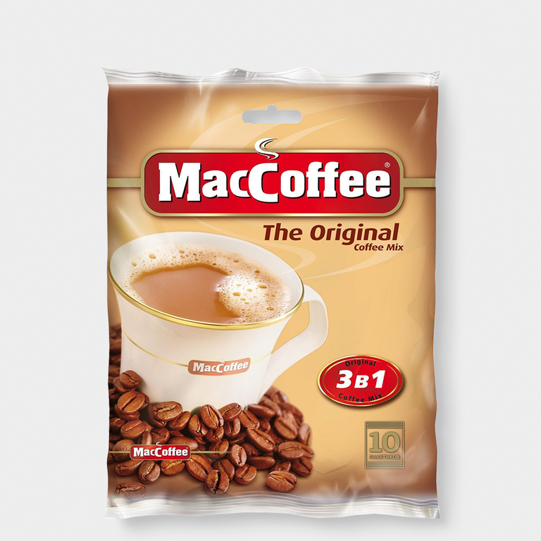 Кофейный напиток «MacCoffee» 3 в 1, 10шт*, 20 г