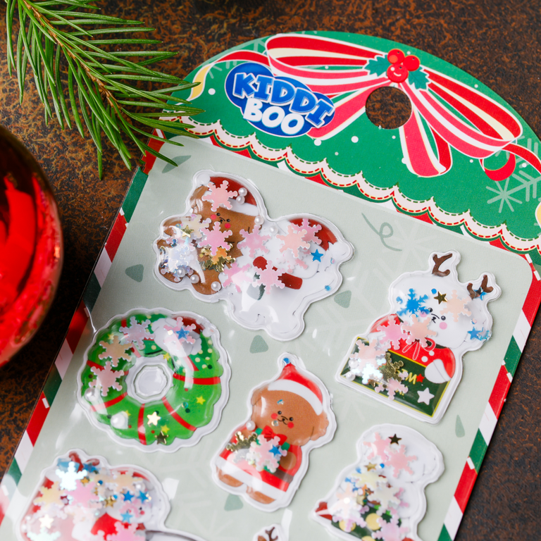 Объемные наклейки с блёстками Объемные наклейки с блёстками