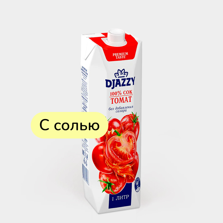 Сок «Djazzy» Томатный, 1 л