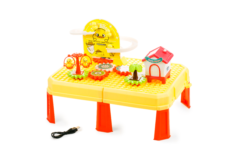 Конструктор с площадкой-столиком 43 детали