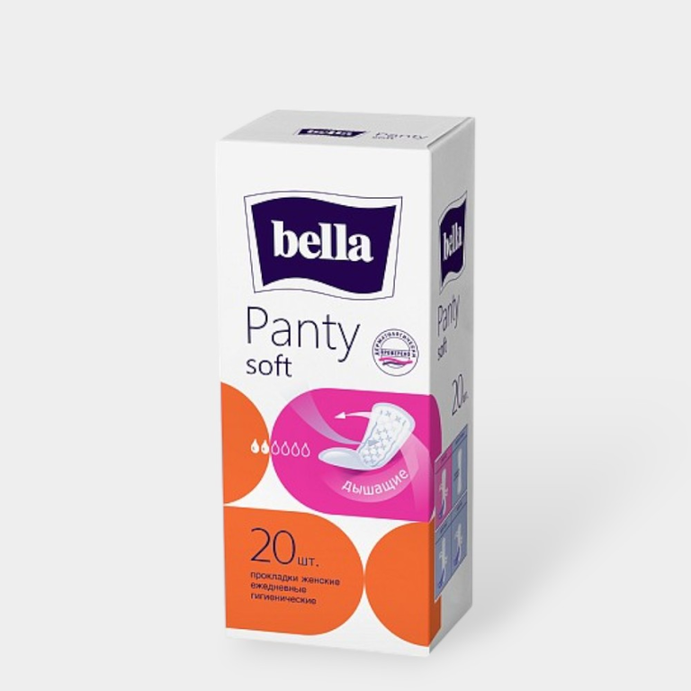 Прокладки ежедневные «Bella» Panty Soft, 20 шт