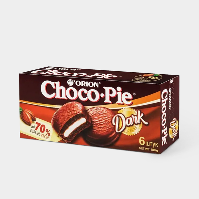 Печенье мягкое «Orion» Choco Pie Dark, 180 г