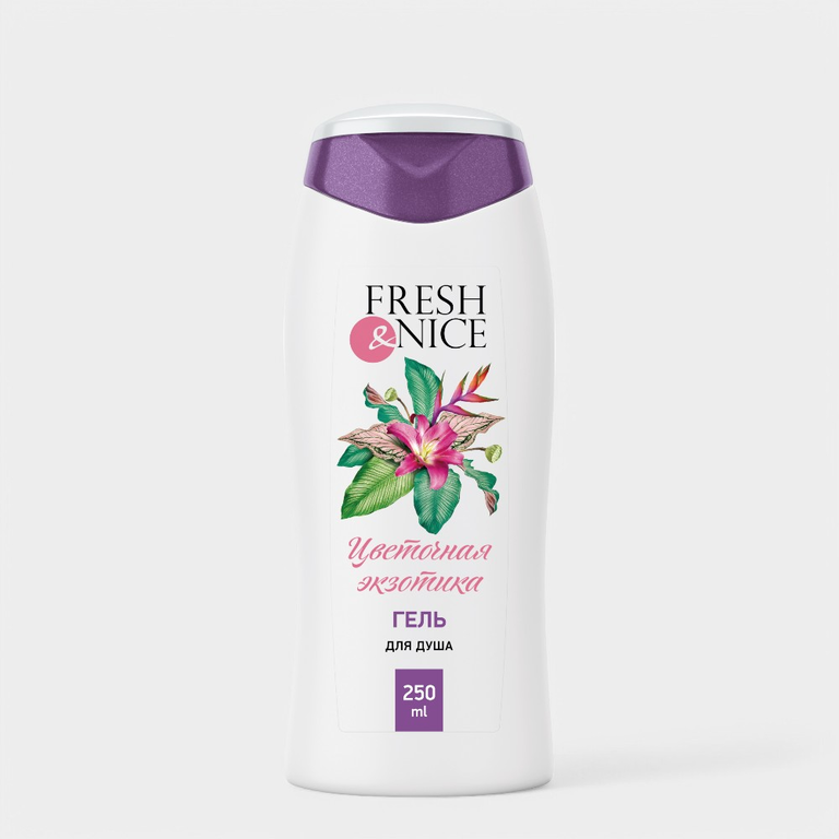 Гель для душа «Fresh&Nice» Цветочная экзотика, 250 мл