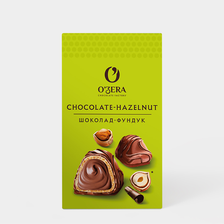 Конфеты вафельные «O'Zera» с шоколадно-ореховой начинкой, 150 г