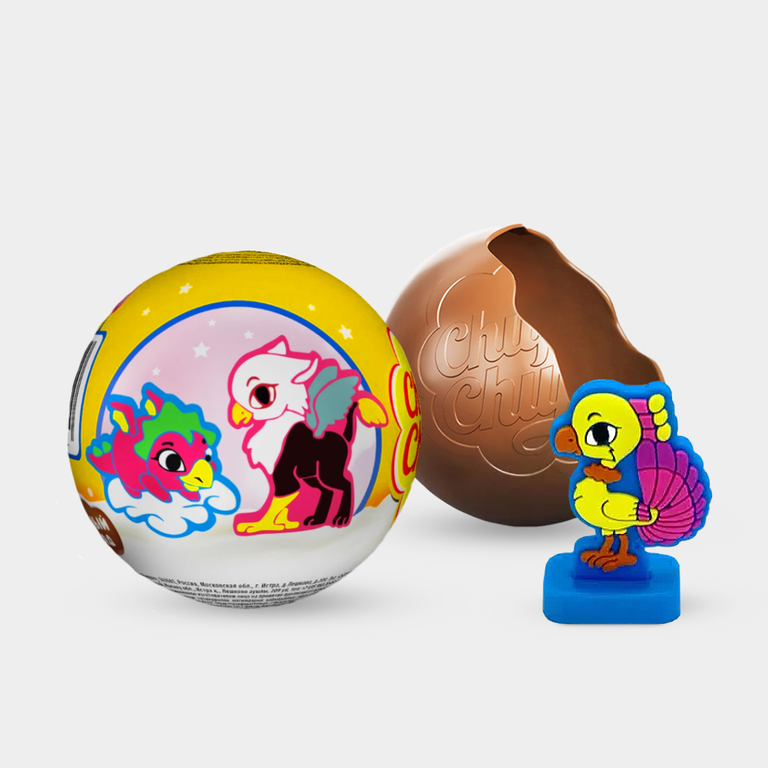 Шар шоколадный «Chupa Chups» с сюрпризом, 20 г