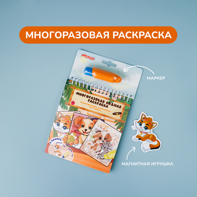 Многоразовая раскраска «Четыре прекрасных сезона» Многоразовая раскраска «Четыре прекрасных сезона»