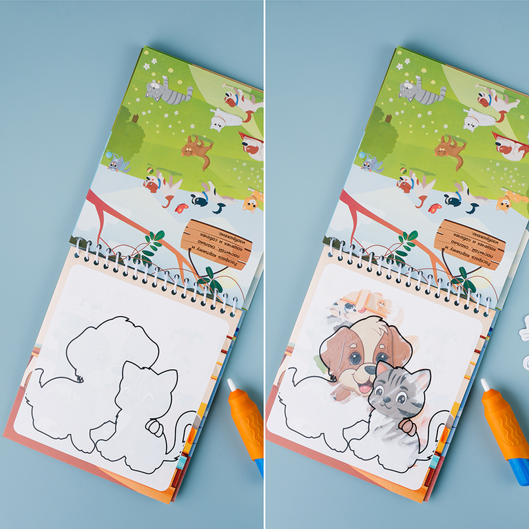 Многоразовая раскраска «Четыре прекрасных сезона» Многоразовая раскраска «Четыре прекрасных сезона»