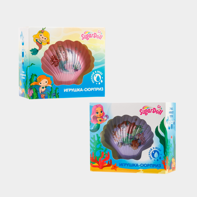 Игрушка-сюрприз: раскрой в воде «Ракушка»