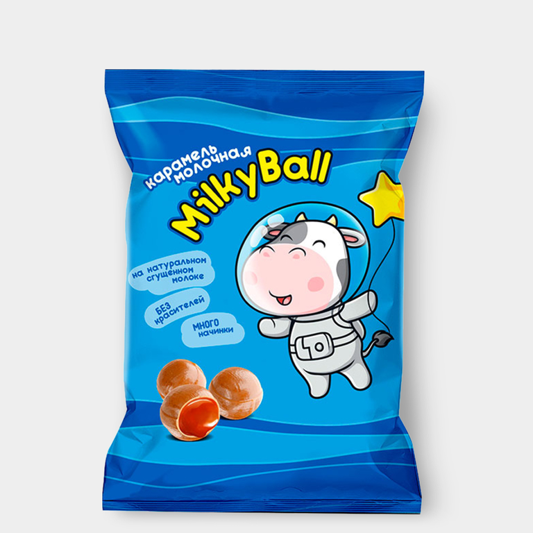 Карамель молочная «Milky ball», 90 г