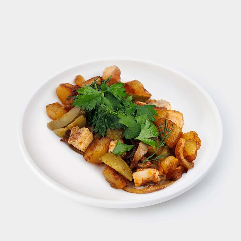 Жарёха с курицей и грибами, 200 г Жарёха с курицей и грибами, 200 г