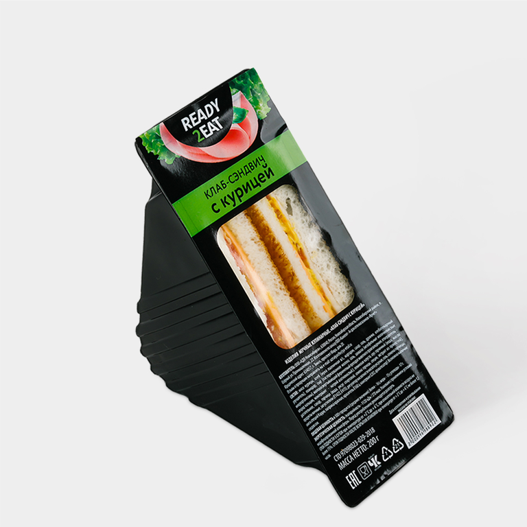 Клаб-сэндвич с курицей, 180 г Клаб-сэндвич с курицей, 180 г