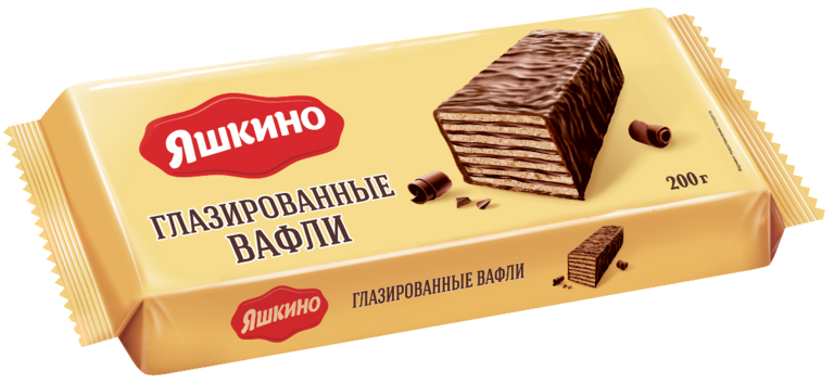 Вафли «Яшкино» глазированные, 200 г