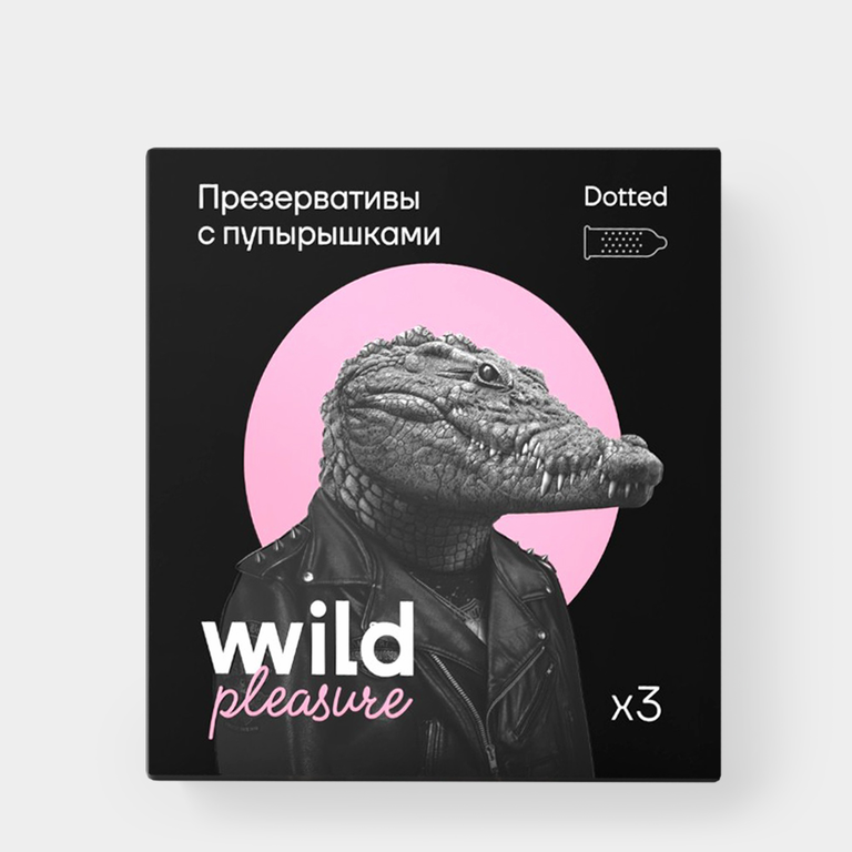 Презервативы латексные «Wild Pleasure» Dotted, 3 шт Презервативы латексные «Wild Pleasure» Dotted, 3 шт
