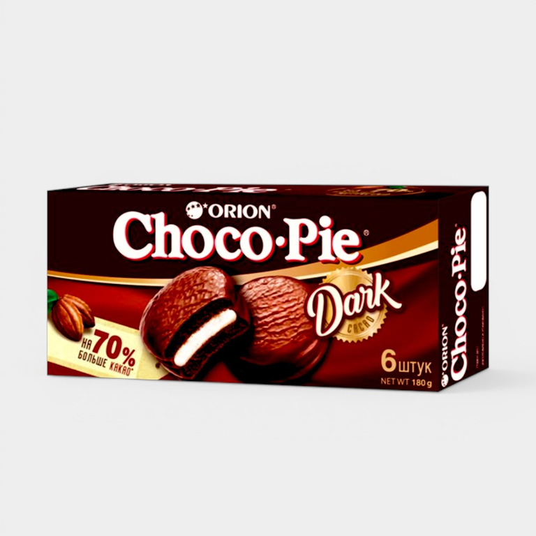 Печенье мягкое «Orion» Choco Pie Dark, 180 г Печенье мягкое «Orion» Choco Pie Dark, 180 г