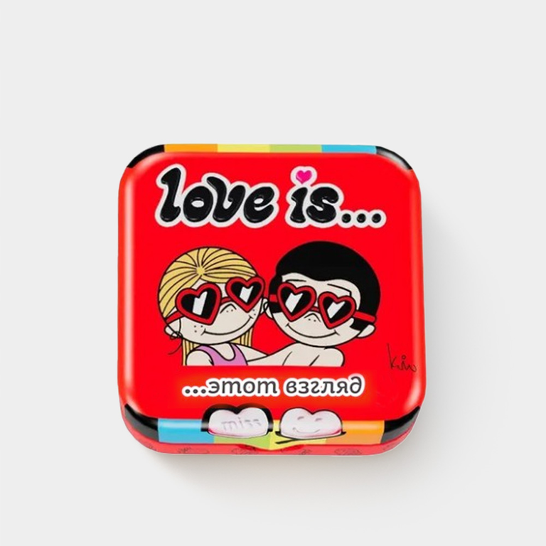 Конфеты освежающие «Love is» со вкусом клубники, 20 г